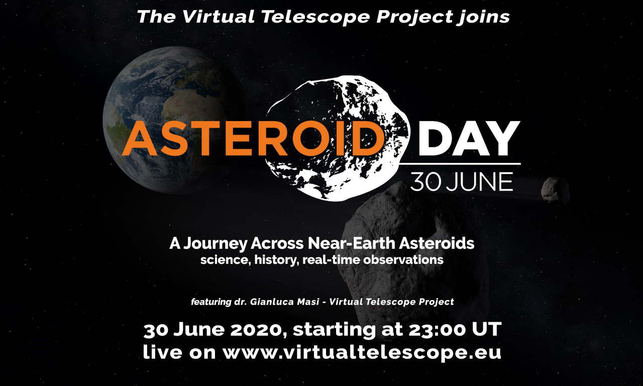 Asteroid Day 2020 at Virtual Telescope Project