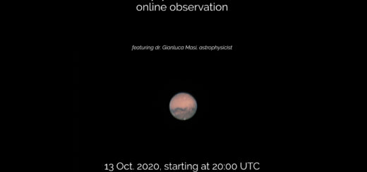Mars Opposition 2020: poster of the event.
