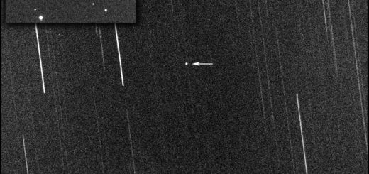 Near-Earth asteroid 2020 SO: tracked and trailed images - 01 Dec. 2020.