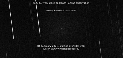 Near-Earth object 2020 SO: poster of the event.