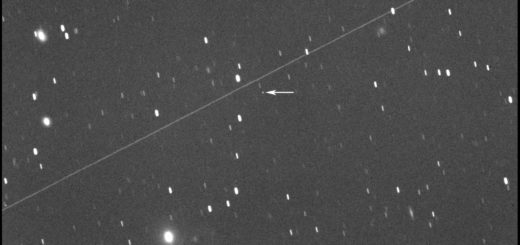 Asteroid (15006) Samcristoforetti and Iridium NEXT 156: 30 Mar. 2021.