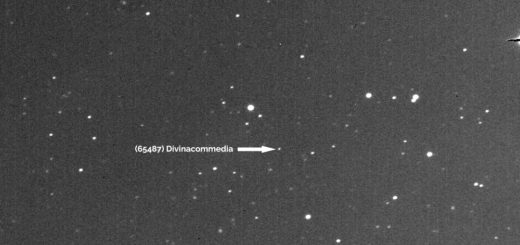 L’asteroide (65487) “Divinacommedia”, ripreso il 13 marzo 2003.