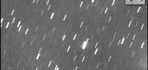 Asteroid (248370) 2005 QN173 and its faint tail - 29 August 2021.