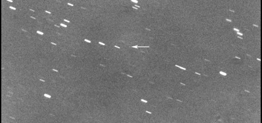 Immagine di scoperta dell’asteroide (435127) “Virtelpro”, ottenuta il 14 marzo 2007.
