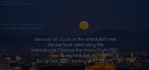 International Observe the Moon Night 2021: online observation - 18 Oct. 2021