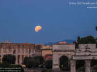 The 19 Nov. 2021 partial Lunar Eclipse: poster of the event.