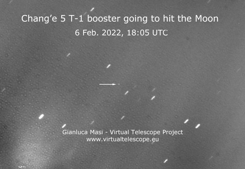 The Chang’e 5 T-1 booster: 6 Feb. 2022.