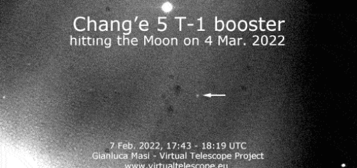 The Chang’e 5 T-1 booster: 7 Feb. 2022.