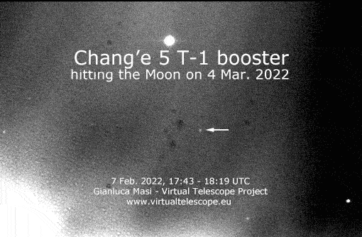 The Chang’e 5 T-1 booster: 7 Feb. 2022.