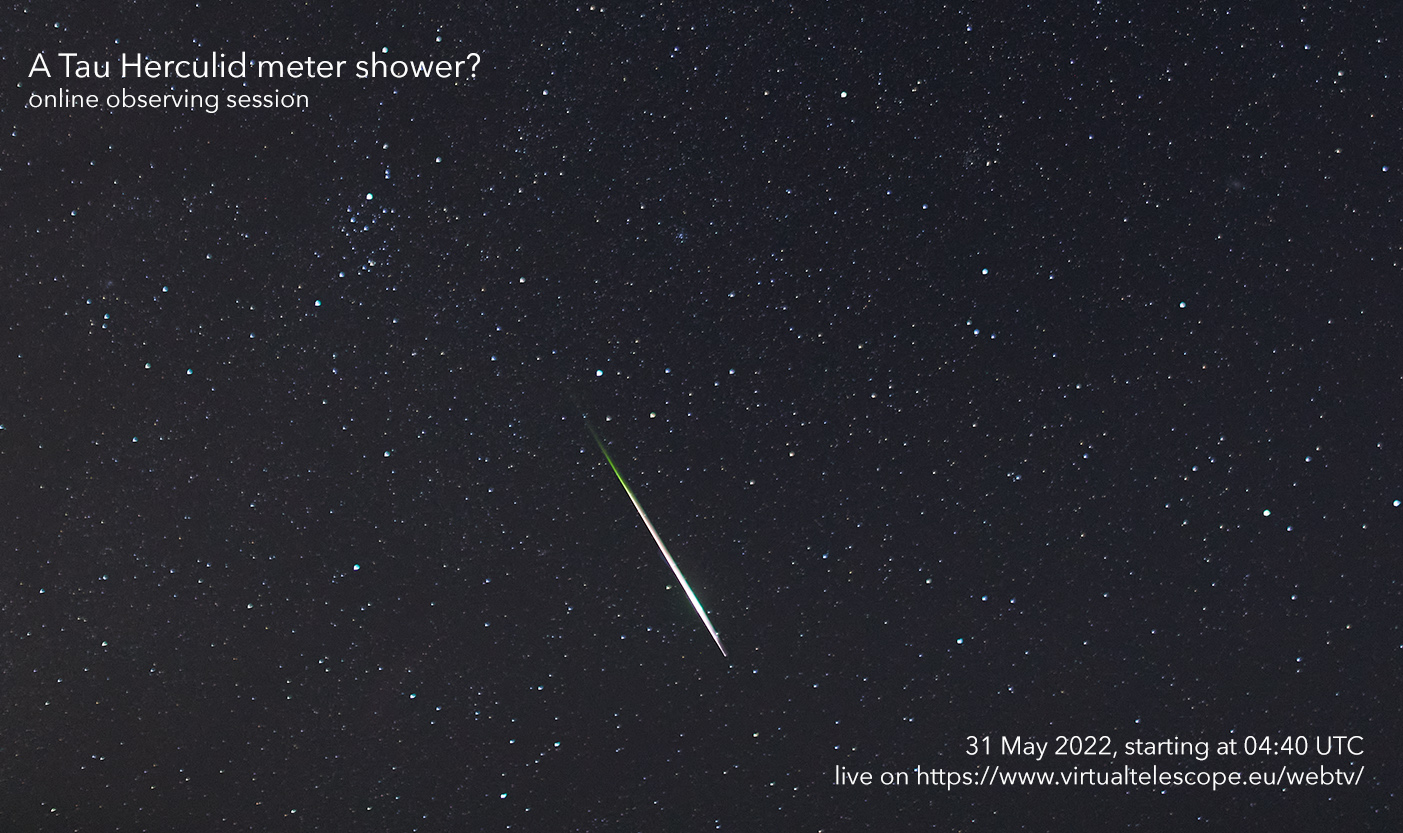 A Tau Herculid meteor shower? Poster of the event.