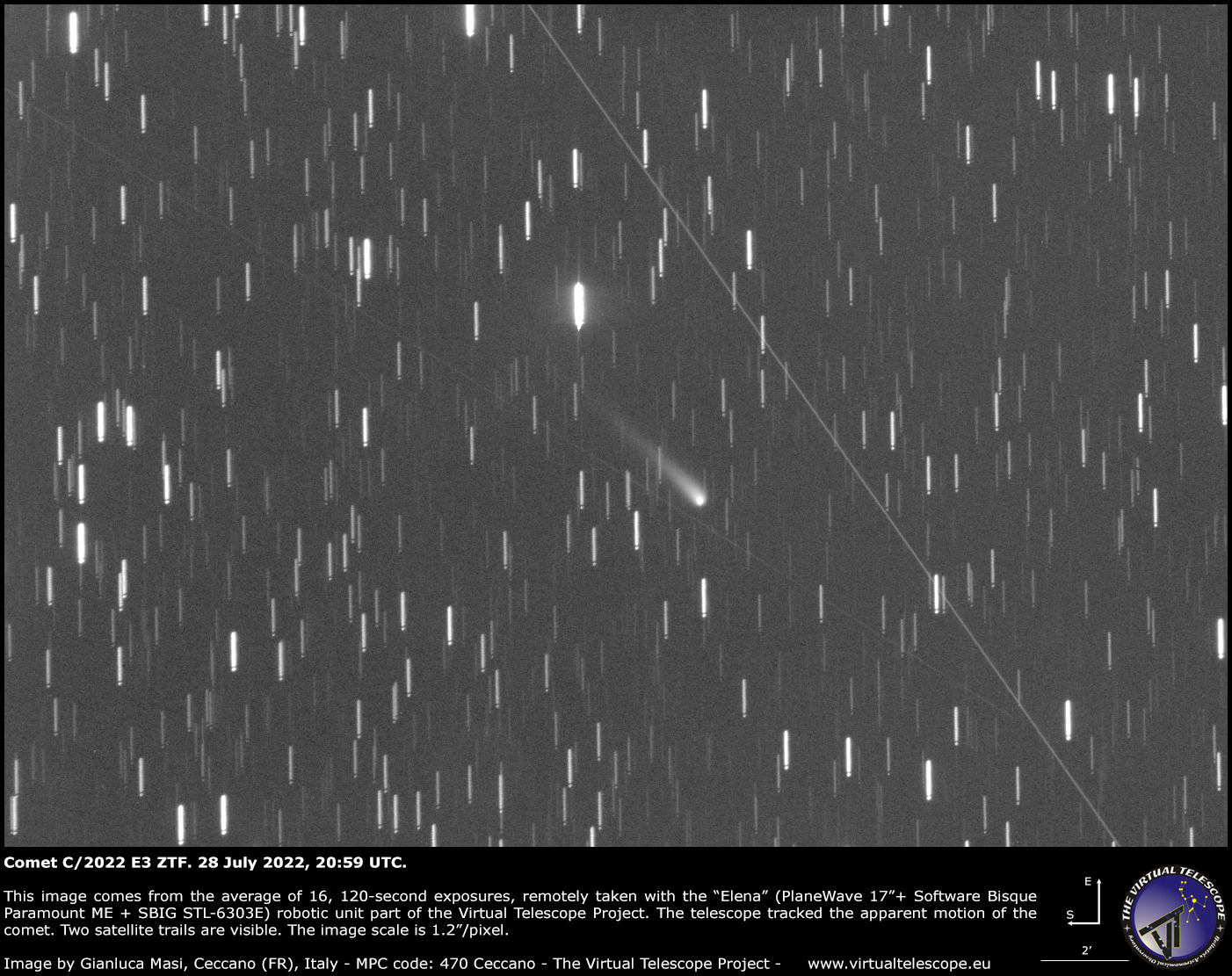 Comet C/2022 E3 ZTF. 28 July 2022.