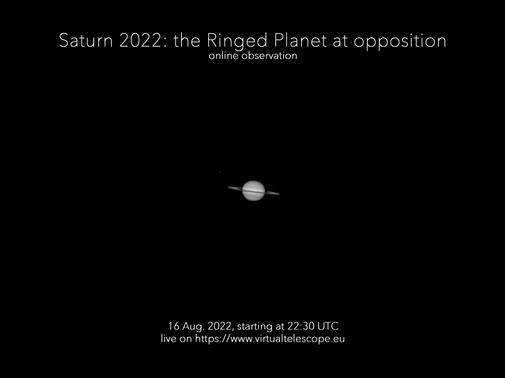 Saturn 2022: poster of the event.
