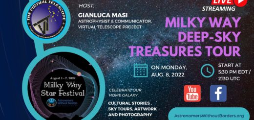 Milky Way Deep-Sky Treasures: online, live event.