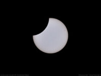 25 Oct. 2022 Partial Solar Eclipse: maximum.