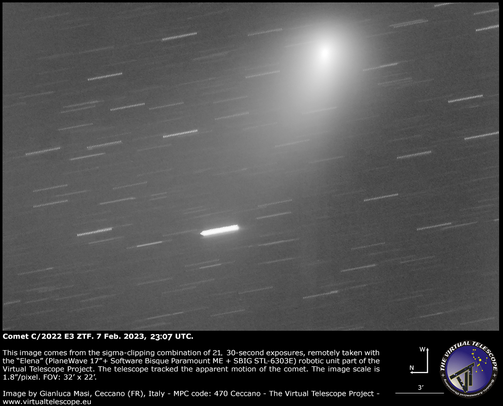 Comet C/2022 E3 ZTF. 7 Feb. 2023.