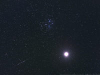 Venus slowly approaches the Pleiades. 9 Apr. 2023
