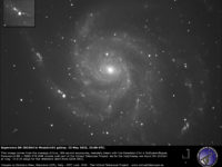 Supernova SN 2023ixf in Messier 101. 23 May 2023.