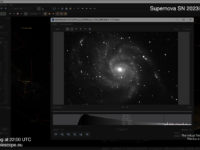 Supernova SN 2023ixf in Messier 101: poster of the event.