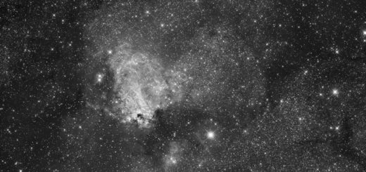 Messier 17, aka as “Omega Nebula”.