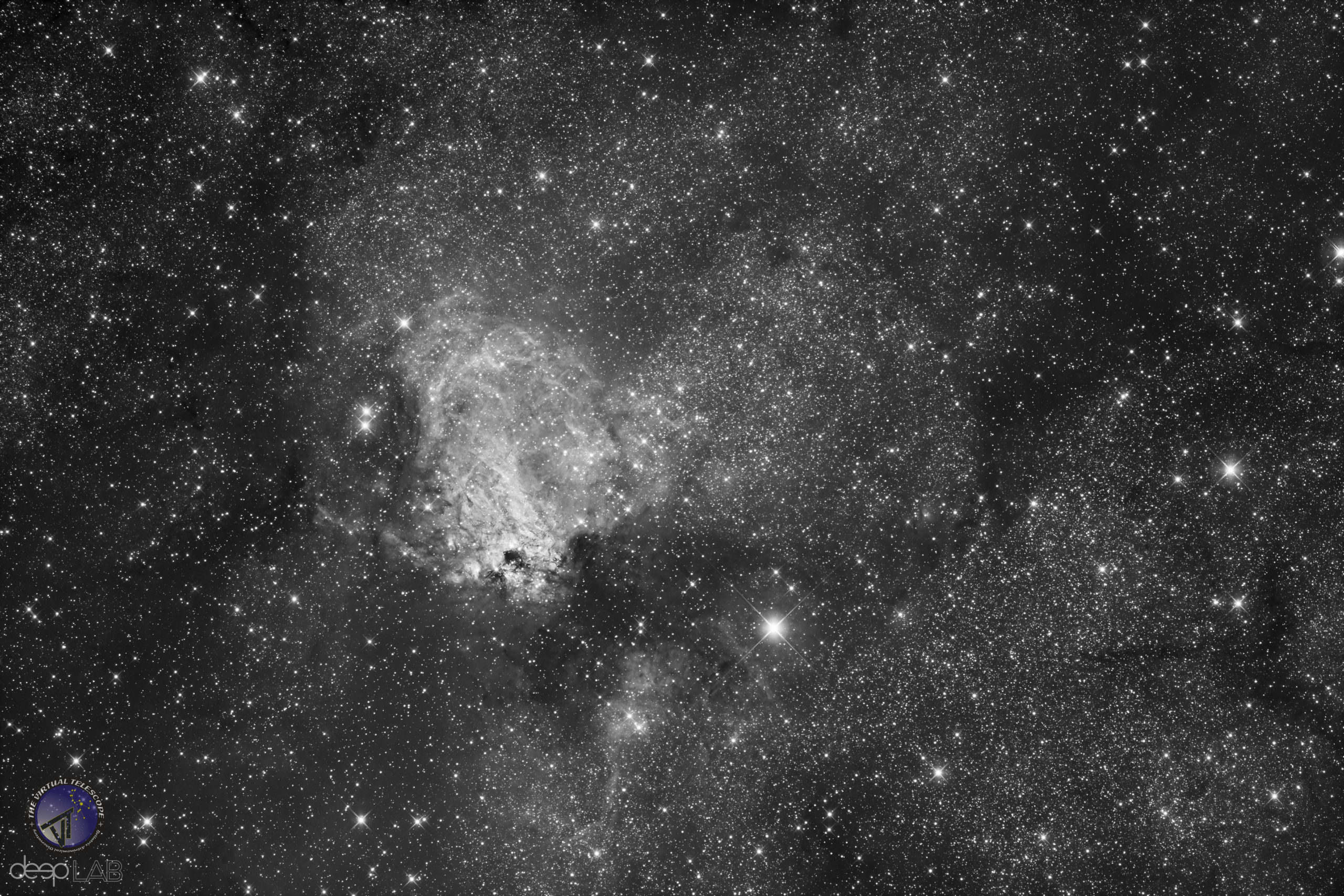 Messier 17, aka as “Omega Nebula”.