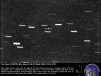 Nasa’s OSIRIS-REx during its flyby. 23 Sept. 2023.
