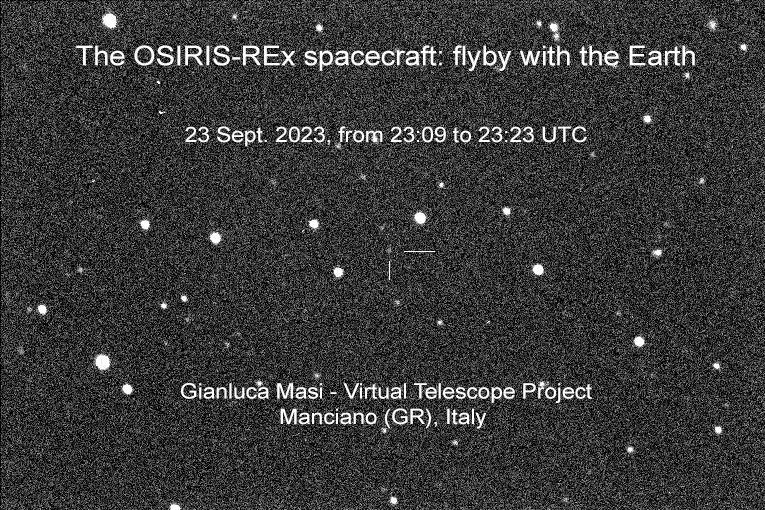 OSIRIS-REx spacecraft: 23 Sept. 2023
