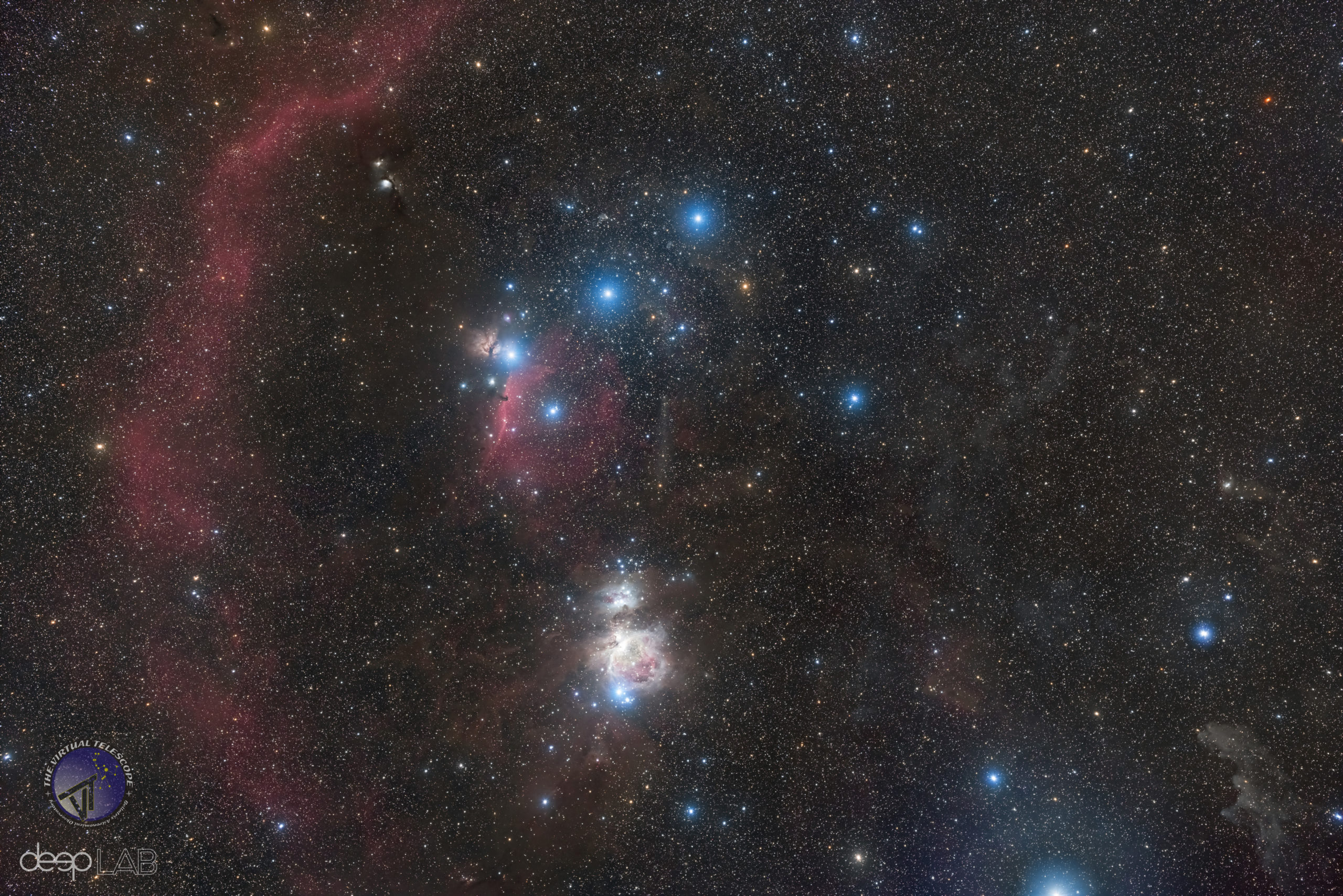 Comet C/2017 K2 Pantarrs crosses the Orion constellation. 4 Jan. 2024.