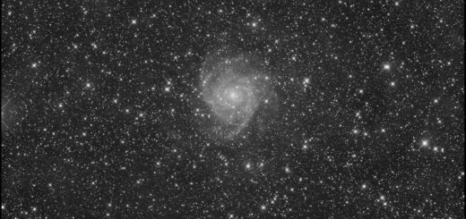 The spiral galaxy IC 342: 29 Jan. 2024.