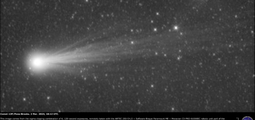 Comet 12P/Pons-Brooks: 2 Mar. 2024.