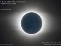 The 8 Apr. 2024 total solar eclipse: poster of the event