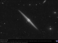 NGC 4565, the “Needle” galaxy.