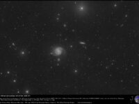 The spiral galaxy Messier 100 in Coma Berenices.