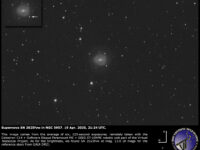 Supernova SN 2025fvw in the NGC 5957 galaxy: 19 Apr. 2025.