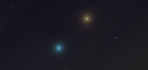 The Mars-Regulus conjunction: poster of the event,