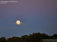 The Strawberry Full Moon 2025: poster of the event.