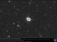 The Messier 57 (NGC 6720) planetary nebula.