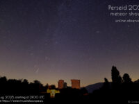 Perseids 2025: poster of the event.
