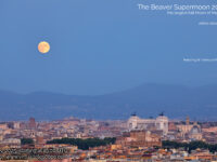 The Beaver full Moon 2025, the largest Supermoon of the year - poster of the event.