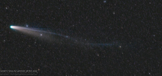 Comet C/2025 A6 Lemmon. 18 Oct. 2025.