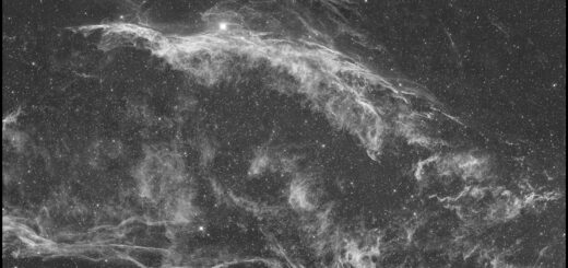 NGC 6960, part of the “Veil” nebula: H-alpha image.