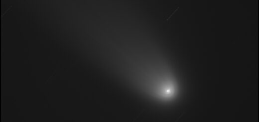 Comet C/2025 A6 Lemmon: close-up with dust shells. 28 Oct. 2025.