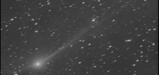 The interstellar comet 3I/ATLAS, imaged on 19 Nov. 2025.