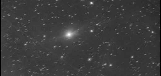 The interstellar comet 3I/ATLAS, imaged on 10 Nov. 2025.