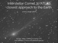 Interstellar comet 3I/ATLAS: poster of the event.