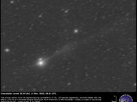 The interstellar comet 3I/ATLAS, imaged on 11 Nov. 2025.