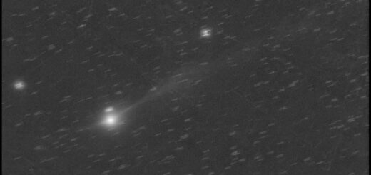 The interstellar comet 3I/ATLAS, imaged on 11 Nov. 2025.