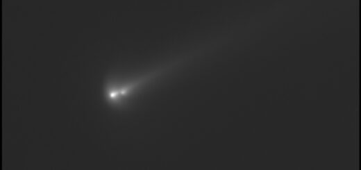 Comet C/2025 K1 ATLAS: a complex structure is visible. 14 Nov. 2025.