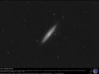 The intermediate spiral galaxy NGC 253.