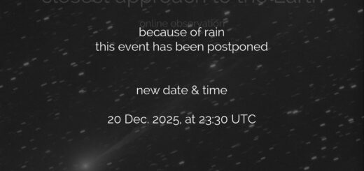 Interstellar comet 3I/ATLAS: poster of the event.