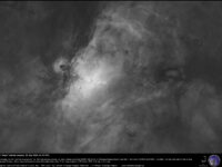 Messier 16 (NGC 6611), also know as “Eagle Nebula”.